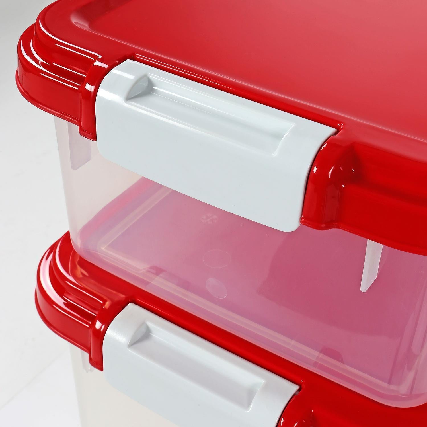 3 Piece Airtight Pet Food Storage Containers Plastic Animals Pets Dog Cat Birds