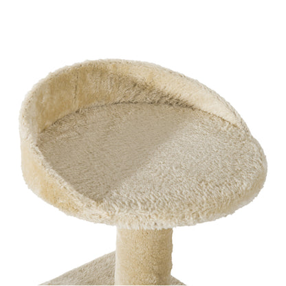 Pawhut Cat Tree Scratcher, Climbing Post, Kitten Pets Scratching Furniture Tower