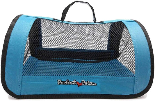 Blue Tote for Plush Breathing Pets by